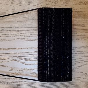 Pursuits brand beaded velvet bag